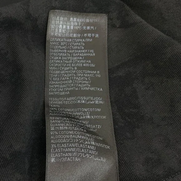 Balenciaga 2022 Black cotton crewneck short-sleeve T-shirt